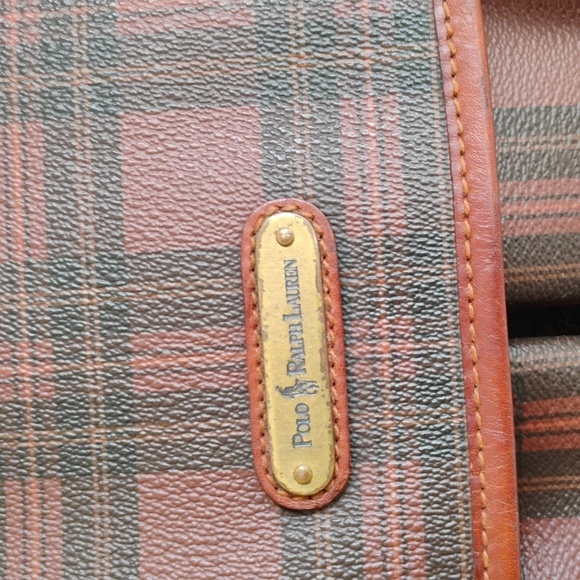 Polo Ralph Lauren Tartan Plaid Satchel. - Picture 3 of 12